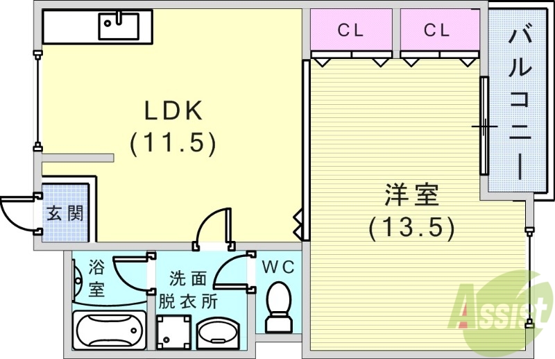 リアライズ高尾（アーバン高尾）の間取り