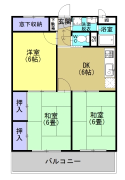 ファミールハイツ清和の間取り