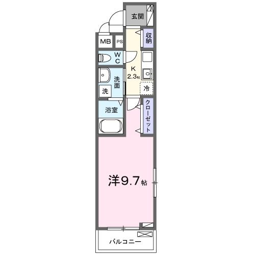 茨城県土浦市滝田１（アパート）の賃貸物件の間取り