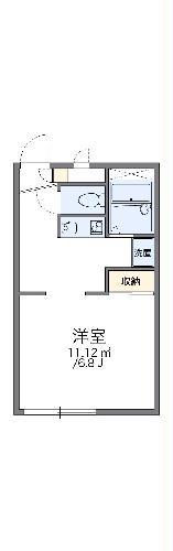 レオパレス下狛の間取り