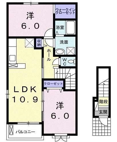 シティ　クレメントの間取り