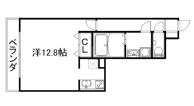 スワンズ京都セントラルシティの間取り