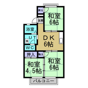 シルクハイツの間取り