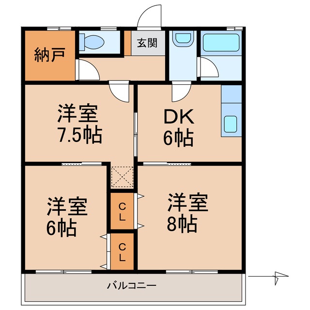 小林マンションの間取り