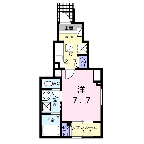 クリアネスＭ　Iの間取り