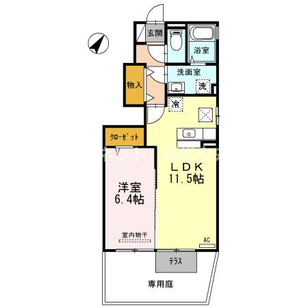 御所アリビオ C棟の間取り