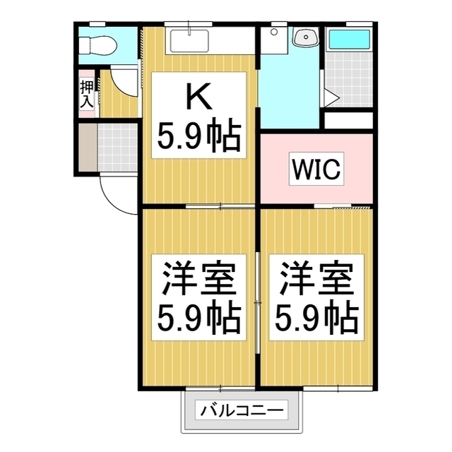 フォーレス　フクシマの間取り