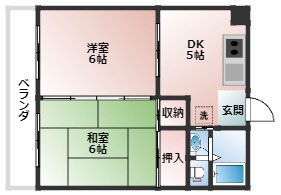 コーポあおき3の間取り