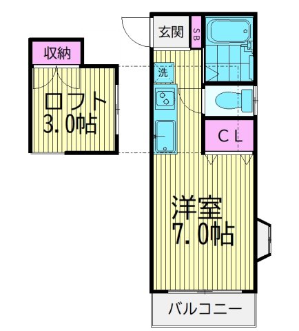 グレースハイム山王の間取り