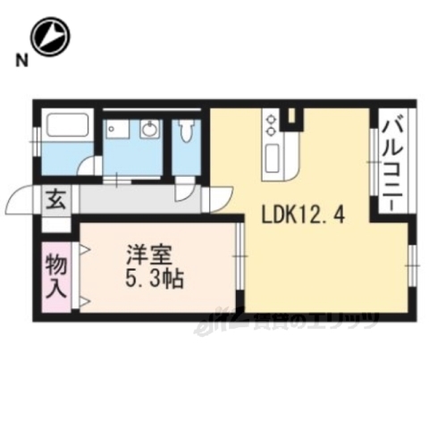 守山市金森町のマンションの間取り