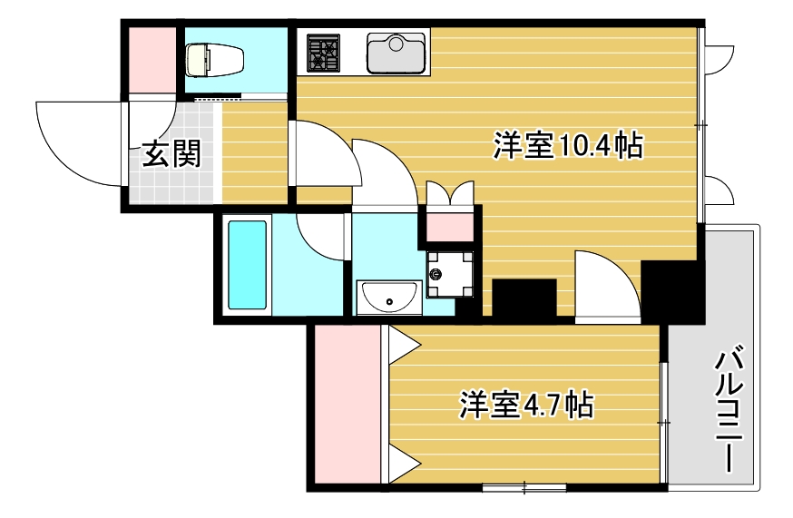 プレジオ難波ASIANの間取り