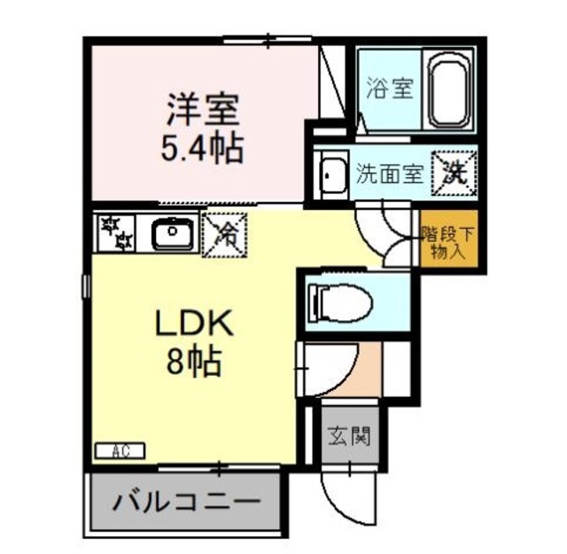 DCR大久保領家の間取り