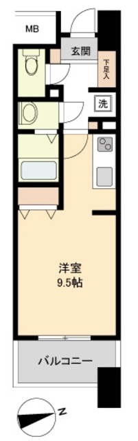 仙台市若林区清水小路のマンションの間取り