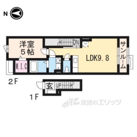 ジュネスカーサの間取り