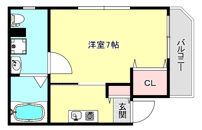 キャスバルクオーレ御影本町の間取り