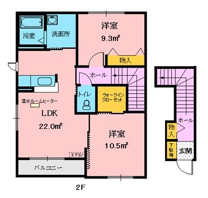 ファミール上田の間取り