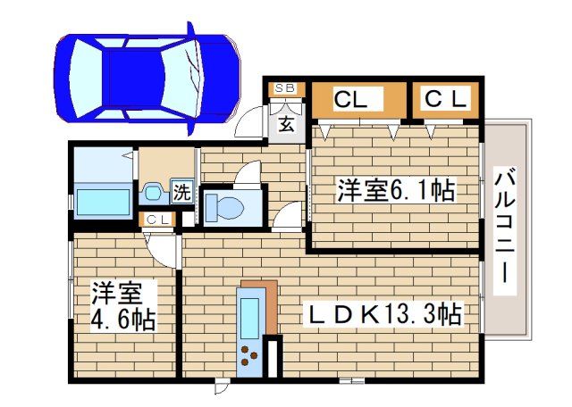 ファミーユの間取り