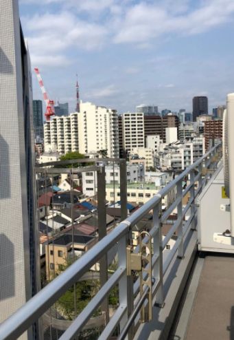 【港区三田のマンションの眺望】