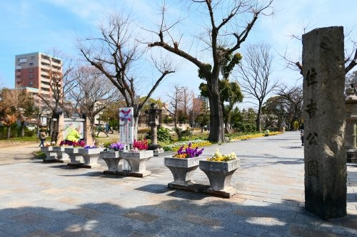 【シティコート住吉大社の公園】