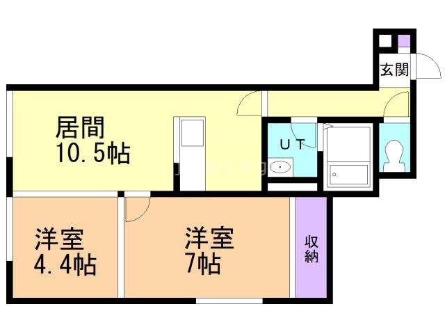 ル・シエル平岸の間取り