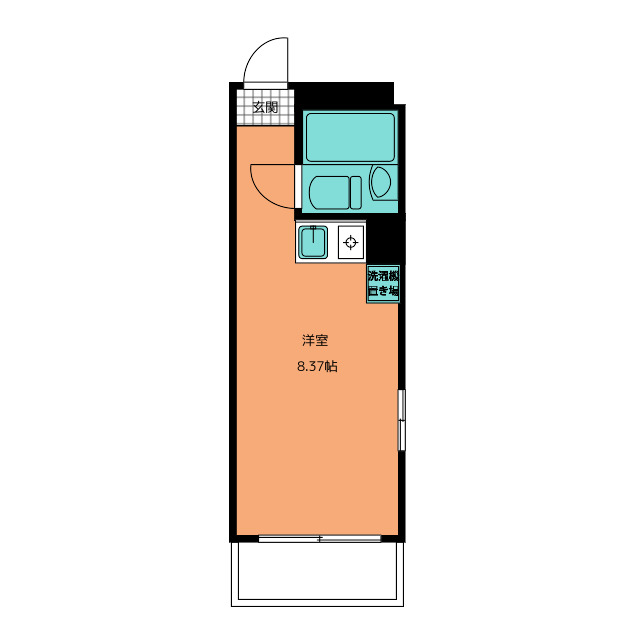 シティーパレス上豊岡の間取り