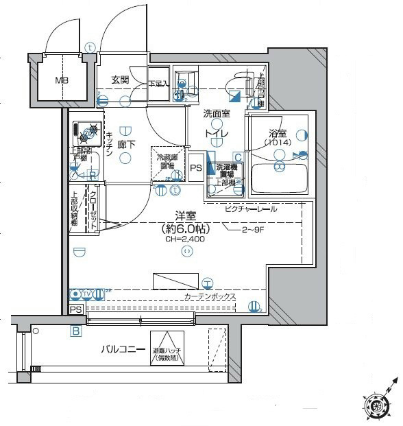 Le a横濱ベイステージの間取り