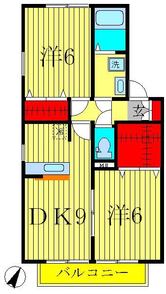 トレグラースＡ棟の間取り