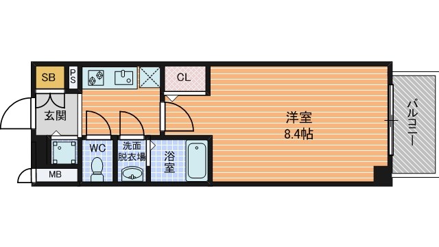 サムティ本町ＡＧＥの間取り