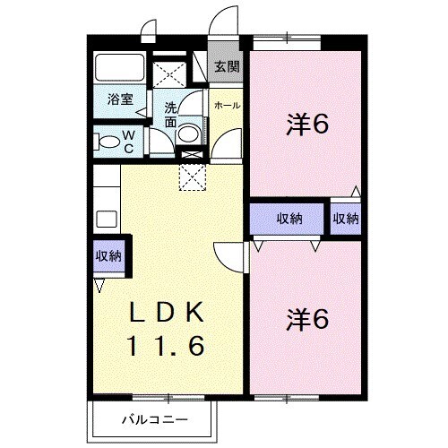 エルモンテ紀ノ川の間取り