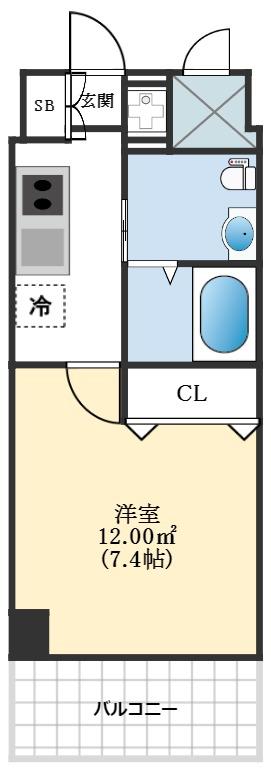 スタツィオーネAJIKIの間取り