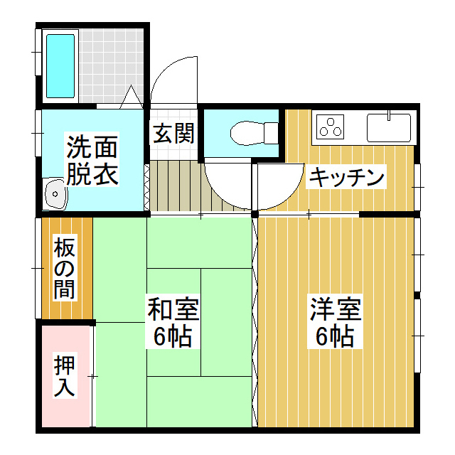 ビュー松森Ｂの間取り