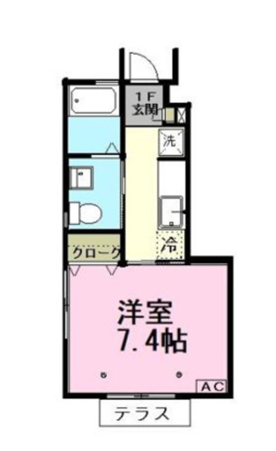 練馬区立野町のアパートの間取り