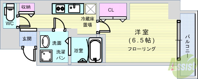 ファーストレジデンス天満橋の間取り