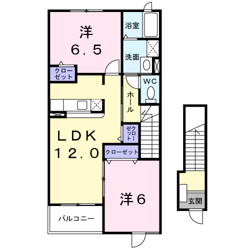 グランシャリオ　IIの間取り