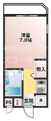 ロイヤルメゾン塚口13の間取り