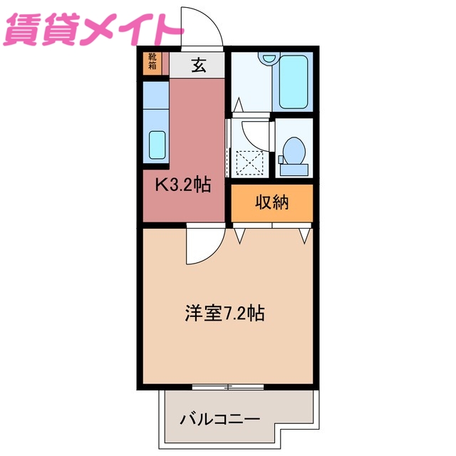 サンコーポ翔　C棟の間取り