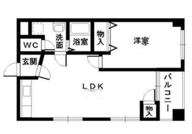 長居パークサイドプラザの間取り