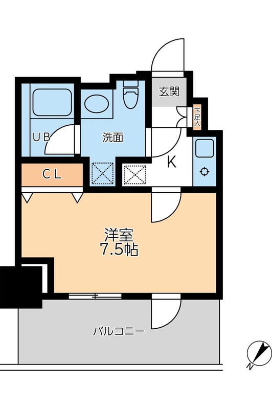 ドゥーエ幡ヶ谷の間取り