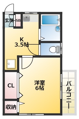 ドエルサンコートIの間取り