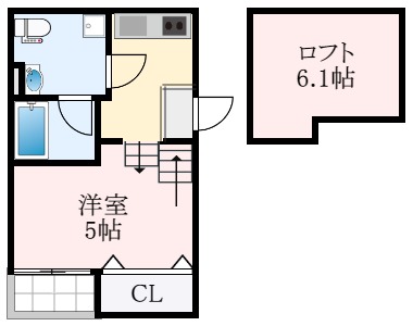 堺市美原区北余部のアパートの間取り