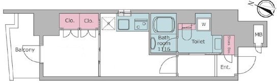 【中央区日本橋本町のマンションの間取り】