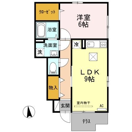 TS BONHEURの間取り