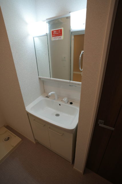 洗面設備　同じ間取りのお部屋
