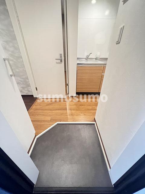 玄関　収納もある玄関です