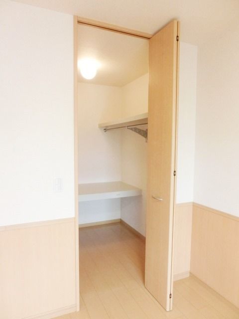 収納　大容量のウォークインクローゼット