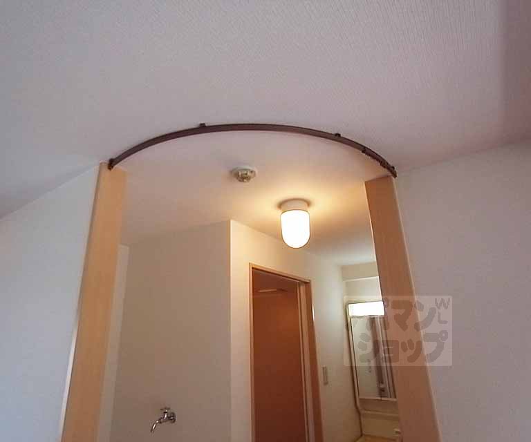 その他部屋・スペース　脱衣所はカーテンにて間仕切り可能