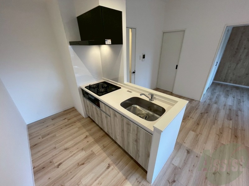 キッチン　システムキッチンなので、すぐお料理に使えます！