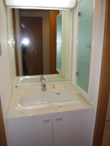 洗面設備　■収納＆鏡付き独立洗面台♪