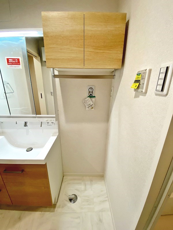 その他設備　ドラム式洗濯機も置け?