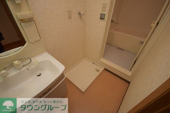 洗面設備　同物件別部屋のお写真になります。現況優先です。